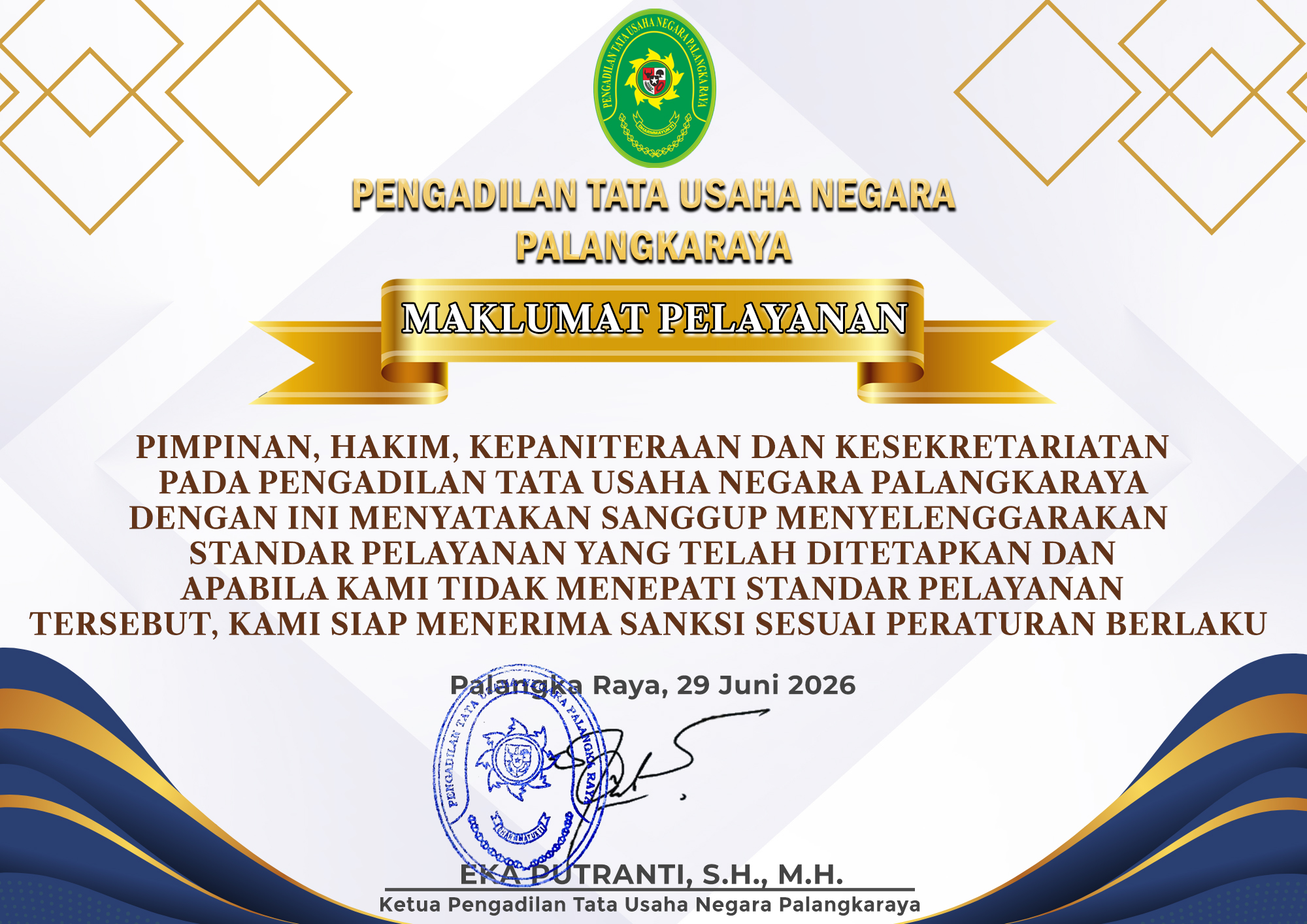 Maklumat Pelayanan